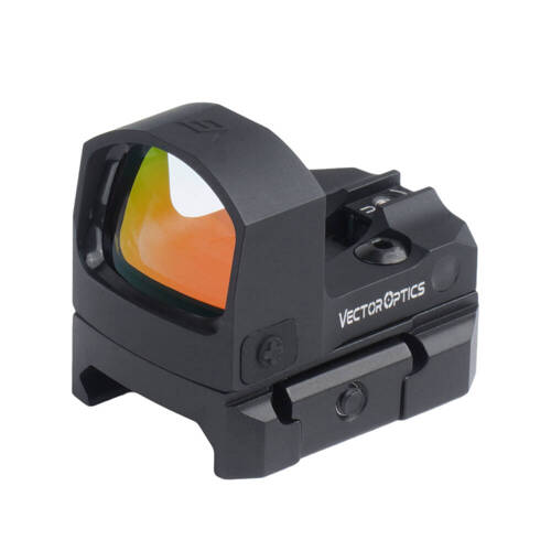 Vector Optics - Colimator Frenzy-S 1x17x24 MIC - 3MOA Dot + 50MOA Circle - Weaver - Black - SCRD-M43 - Red Dot Open Sights
