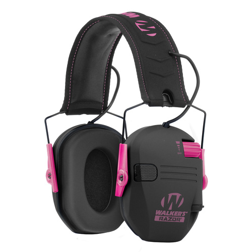Walker's - Razor Slim Electronic Muff - Pink - GWP-RSEM-PNK - Active Headphones