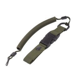 EDCX - Elastisches Schlüsselband mit Schnellverschluss-Gürtelschlaufe - Army Green - 2031