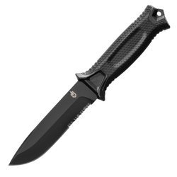 Gerber - Strongarm Schwarzes Messer mit Wellenschliff - 31-003648