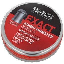 JSB - Exact Jumbo Monster Pellets - 5,52 mm - 200 Stück - 546288-200
