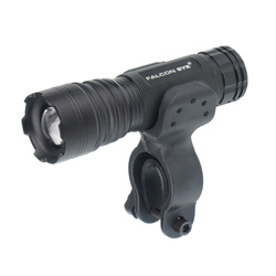 Mactronic - Falcon Eye ALPHA LED-Taschenlampe mit Fahrradhalterung - 450 lm - Schwarz - FHH0132