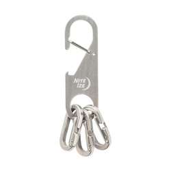 Nite Ize - Karabiner Z-Rack Keychain Bottle Opener - Stahl - Silber - ZRB-11-R6