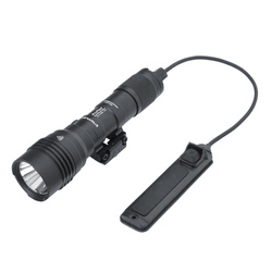 Streamlight - ProTac Railmount HL-X Wiederaufladbare taktische Taschenlampe - 1000 lm - Mit Picatinny-Halterung und Gelschalter - Schwarz - L-88066