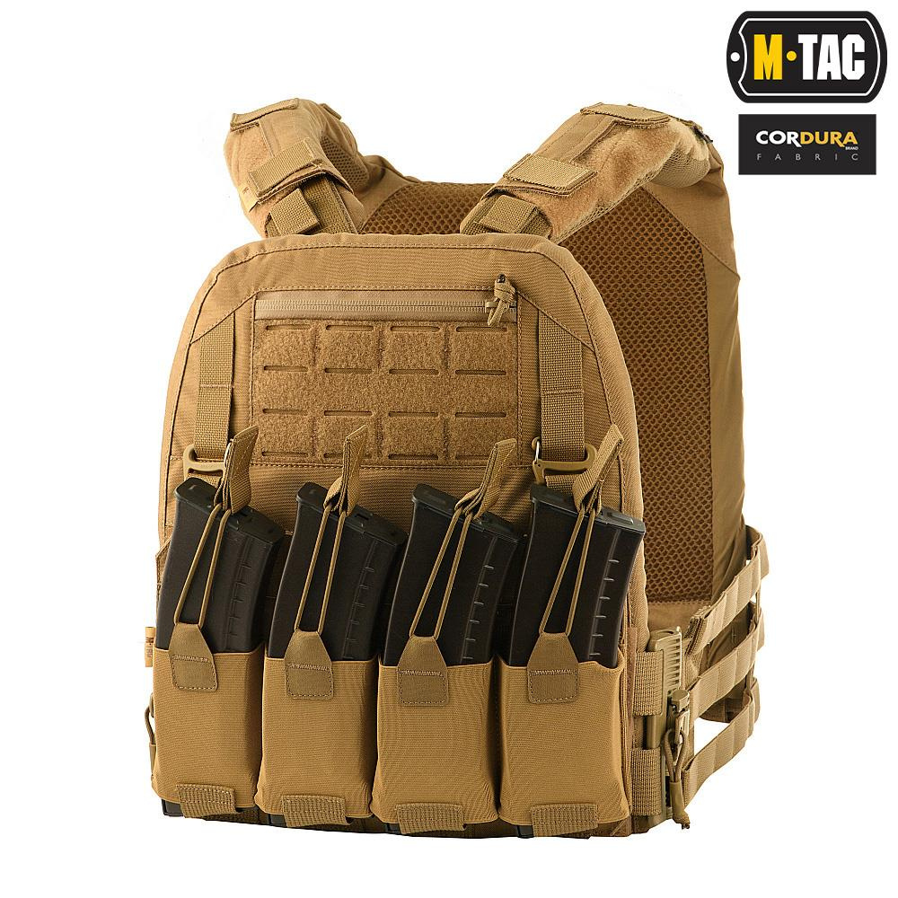 M-Tac - Plate Carrier Cuirass QRS XL taktische Weste - Coyote 