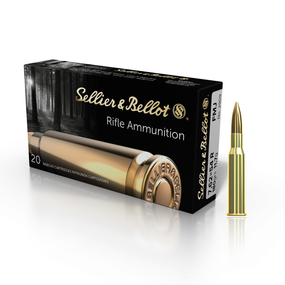 Sellier&Bellot - Gewehr Ammuniton 7,62x54R FMJ 181 gr / 11.7 g 