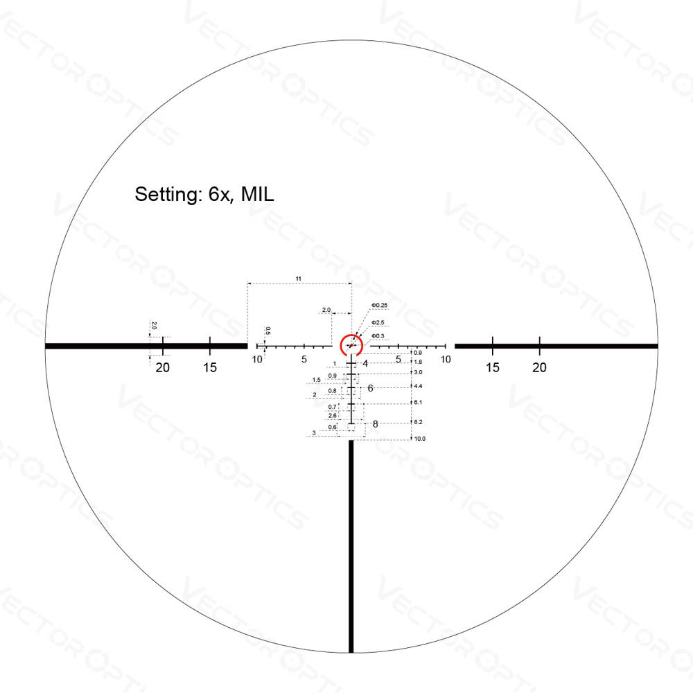 Vector Optics Zielfernrohr Continental X6 16x24 SFP Tactical 30 mm