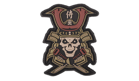 101 Inc. - 3D-Emblem - Samurai-Totenkopf - Multicamo - 444130-7194 -  3D PVC Morale Patches