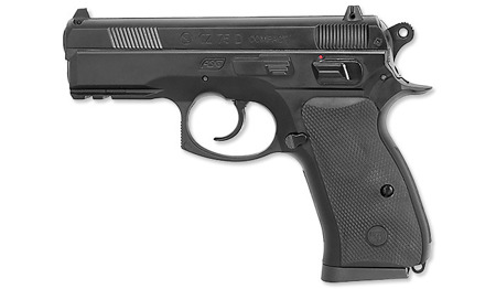 ASG - CZ 75D Kompaktpistole Replika - CO2 NB - 15564 - Pistolen CO2