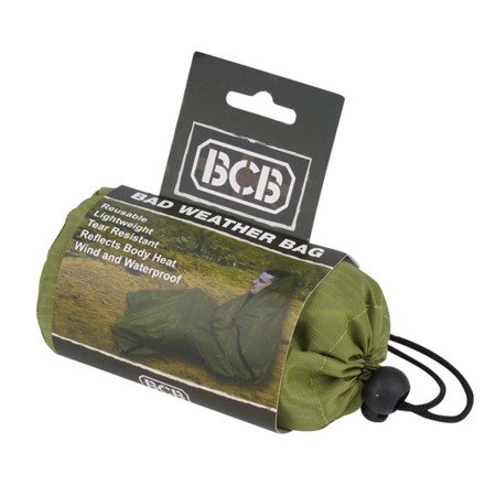 BCB - Notfall-Schlechtwettertasche - Grün - CL182G - Survival & Bushcraft