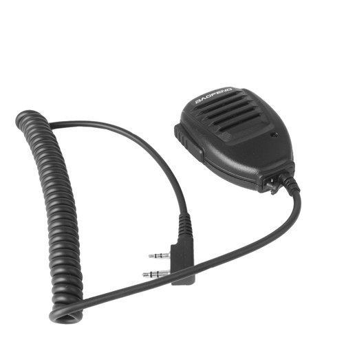 BaoFeng - Einzel UV-5R PTT-Lautsprechermikrofon - Kenwood-Stecker - Funkgeräte