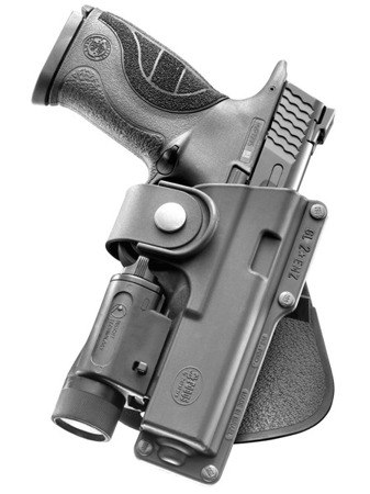 Fobus - Holster für Glock 17, 22, 31, S&W, Ruger - Standard Paddle - Rechts - EM17 - Gürtelholster