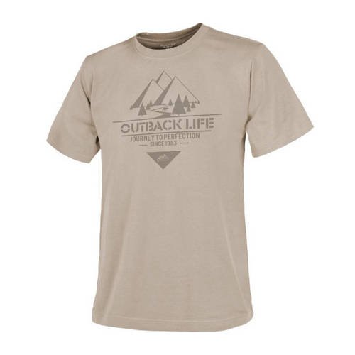 Helikon - T-Shirt Outback Life - Khaki - TS-OBL-CO-13