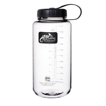 Helikon - Tritan™ Flasche Weithals - 1 L - Transparent - HY-WM1-TT-0001A - Wasserbehälter & Feldflaschen