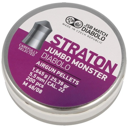 JSB - Diabolo Straton Jumbo Monster Pellets - .22 / 5.51mm - 200 Stück - 546289-200 - Diabolos 
