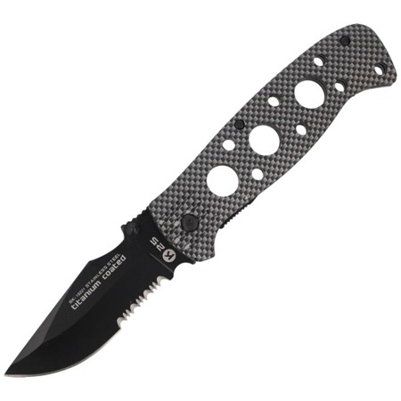 K25 - Carbon Fiber Titanium Tactical Folder Knife - 39221