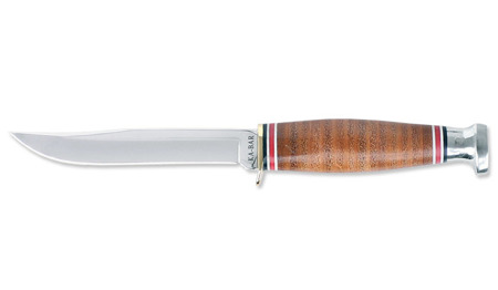 Ka-Bar 1226 - Ledergriffiges kleines Finnmesser - Feststehende Messer