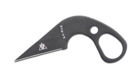 Ka-Bar 1478 - Taktisches Messer Neck Knife TDI LDK - Schwarz  - Feststehende Messer