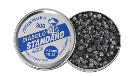 Kovohute Pribram - Diabolo Pellets Standard - 300 Stk. - 5,5 mm - Diabolos 