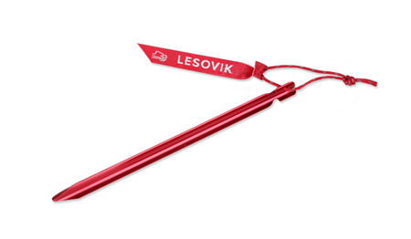 Lesovik - Ultraleicht-Plane Hering SPIG UL - Rot - 1 Stück