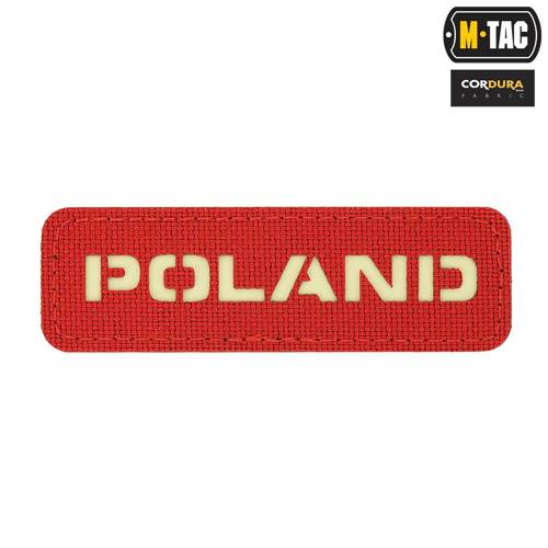 M-Tac - Fluoreszierender Patch - Polen - Rot - 51003233