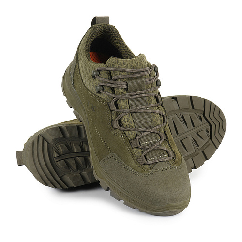 M-Tac - Patrol R Vent Taktische Schuhe - Leder - Olive - 30206001