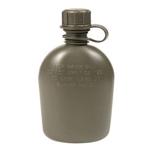 Mil-Tec - Feldflasche US 1QT - ohne Deckel - OD Grün - Original - Wasserbehälter & Feldflaschen