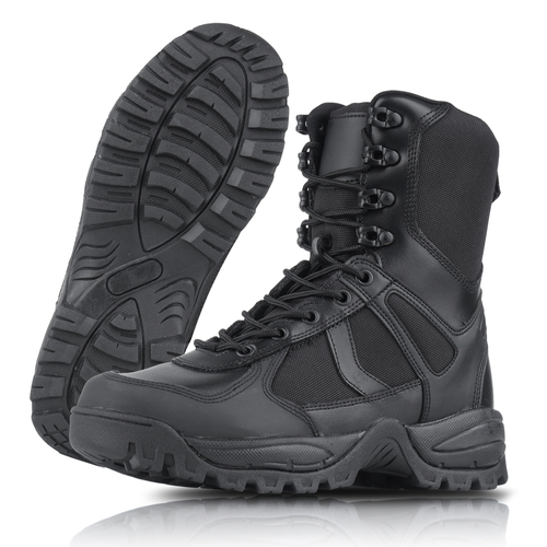 Mil-Tec - Patrol One Zip Tactical Boots - Schwarz - 12822302 - Militärstiefel