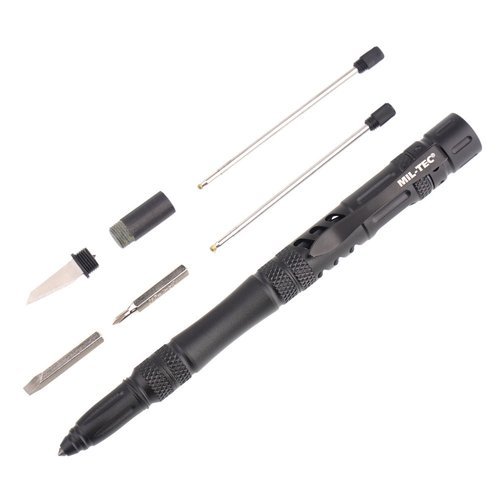 Mil-Tec - Tactical Pen Pro - Schwarz - 15990200 - Kugelschreiber & Bleistifte