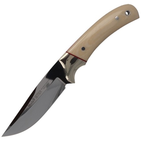 Muela - Voller Zapfen Beige Micarta 110mm - SETTER-11B - Feststehende Messer