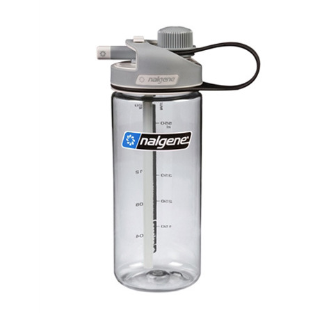 Nalgene - 20oz MultiDrink-Flasche - 63 mm Verschluss - 0.68L - Klar - Wasserbehälter & Feldflaschen