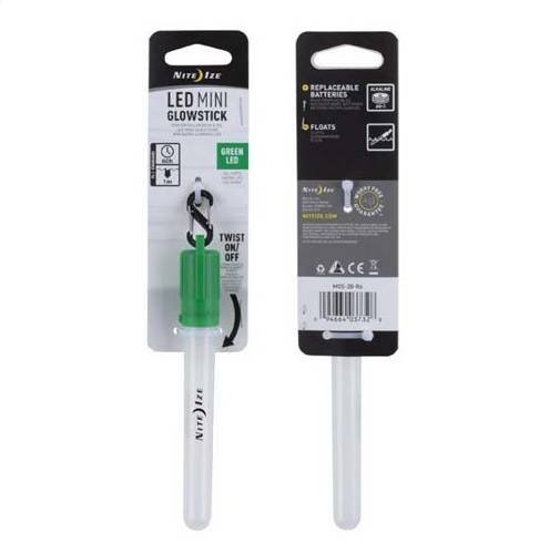 Nite Ize - LED-Mini-Leuchtstab - Grün - MGS-28-R6 - Leuchtstäben