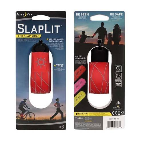 Nite Ize - SlapLit LED Slap Wrap - Ver.2 - Rot - SLP2-10-R3 - Fahrradbeleuchtung