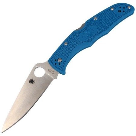 Spyderco - Endura&reg; 4 FRN flach geschliffenes blaues Messer - C10FPBL - Klappmesser