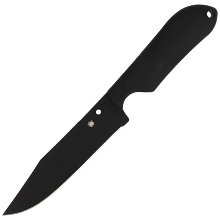 Spyderco - Perrin Street Bowie&#8482; FRN/Kraton Messer mit schwarzer Klinge - FB04PBB - Feststehende Messer