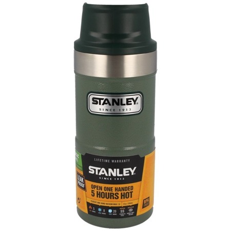 Stanley - Thermobecher Classic 2.0 hammertone grün 354ml - 10-06440-001 - Tassen & Thermoskannen