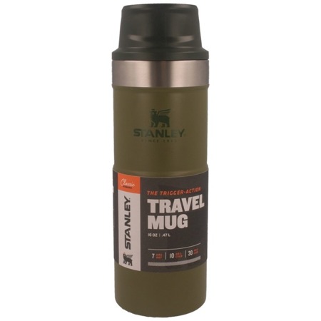 Stanley - Thermobecher Classic Isolierbecher 2.0 olive drab 473ml / 16oz - 10-06439-009