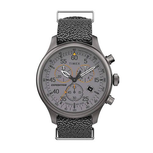 Timex - Field Watch mit Chronograph und Tachymeter - Grau - TW2T72900