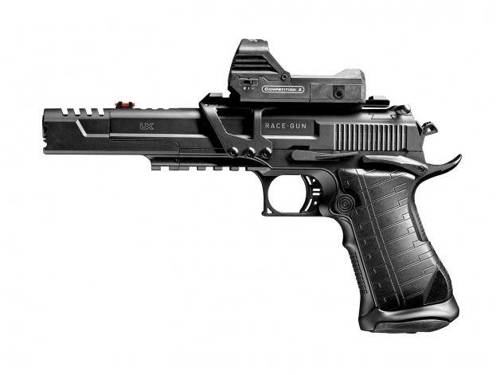 Umarex - Airgun RaceGun Set mit Rotpunktvisier - 4,5 mm - 5.8161-1 - Luftpistolen