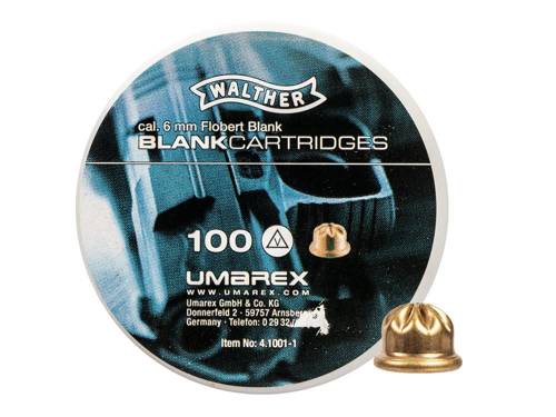 Umarex - Akustikmunition cal. 6 mm Short Flobert - 100 Stück - 4.1001-1 - Schreckschusspistole