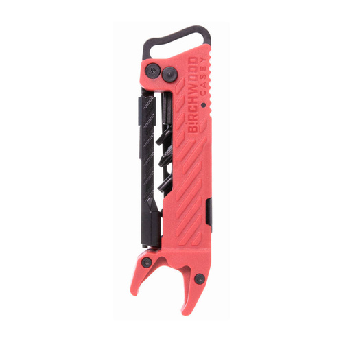 Birchwood - Narzędzie Pistol Multitool do pistoletów - 12 w 1 - Czerwony - BC-PGMT