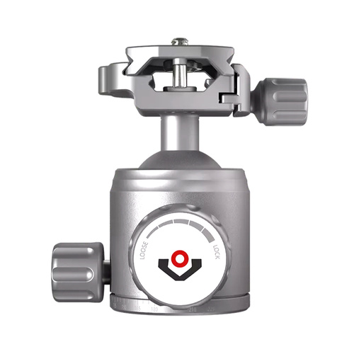 Rokstad - Głowica kulowa 38 mm na gwint 3/8"-16 - Picatinny/ARCA - Szary - RSRH-01