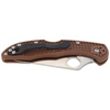 Spyderco - Nóż składany Delica® 4 FRN Flat Ground Brown - C11FPBN
