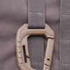 Mil-Tec - Karabińczyk Tactical Carabiner MOLLE - Polimer - 2 sztuki - Coyote Brown - 15922505