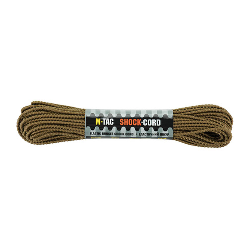 M-Tac - Elastyczna linka paracord Shock-Cord Dragon Skin - 15 m - Coyote - 51581005