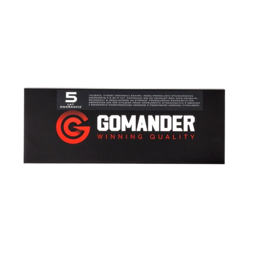 Tłumik płomienia Gomander Quadron Evo 9 mm 1/2x36 - Stal hartowana - Czarny - TB0.10205