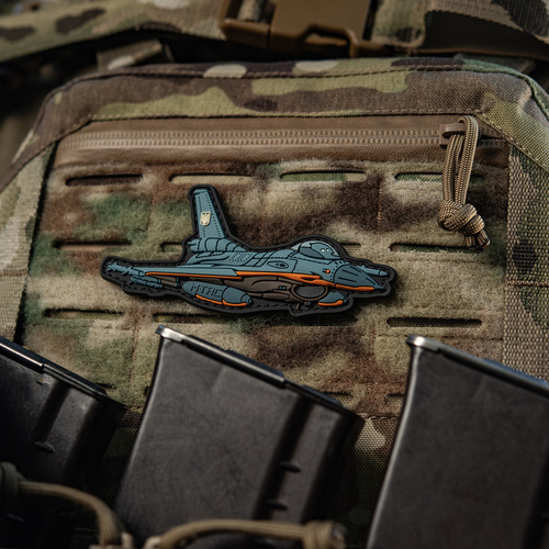 M-Tac - Naszywka Morale Patch 3D F-16 - PVC - Niebieski - 51538015