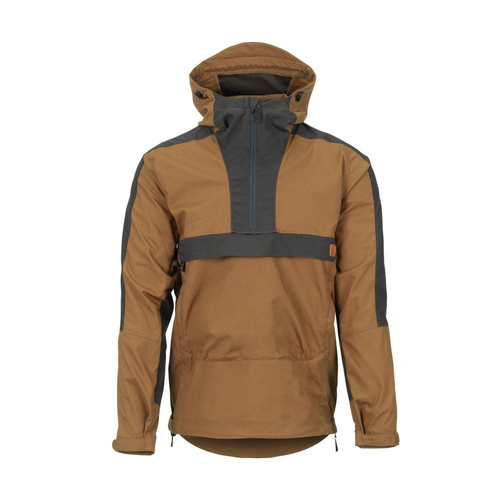 Helikon - Kurtka softshellowa Anorak Woodsman - DuraCanvas - Czarny - KU-WDN-DC-01