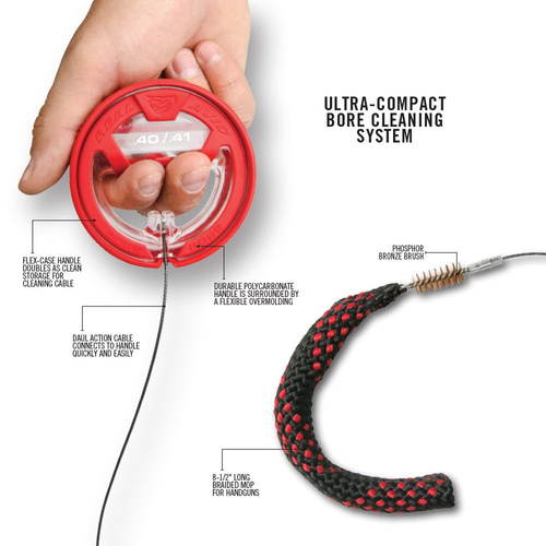 Real Avid - Wycior sznurowy do czyszczenia przewodu lufy Bore Boss - .40/.41 - AVBB40