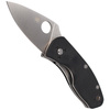 Spyderco - Nóż składany Ambitious G-10 Black Plain - Czarny - C148GP